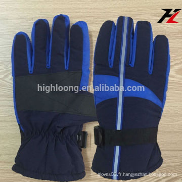 Gants de ski protecteurs bleus à la pomme